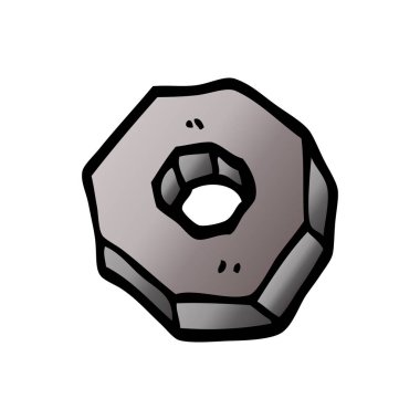 çizgi film doodle fındık