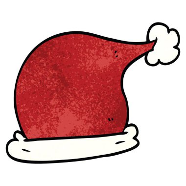 çizgi film doodle Noel şapka