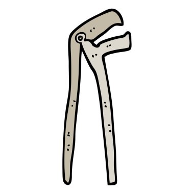 elle çizilmiş doodle tarzı çizgi film tesisatçılar anahtarı