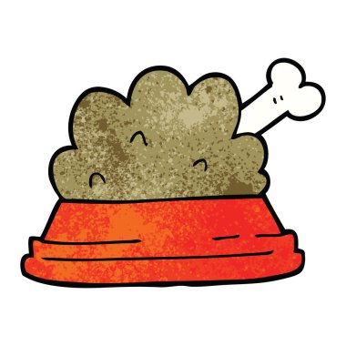 çizgi film doodle evde beslenen hayvan yiyecek