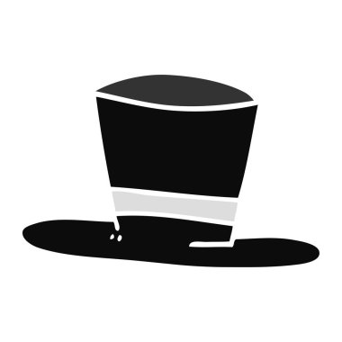 karikatür silindir şapka