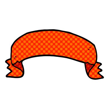 çizgi film doodle kaydırma afiş