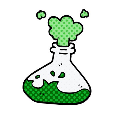 çizgi film doodle bilimsel deney