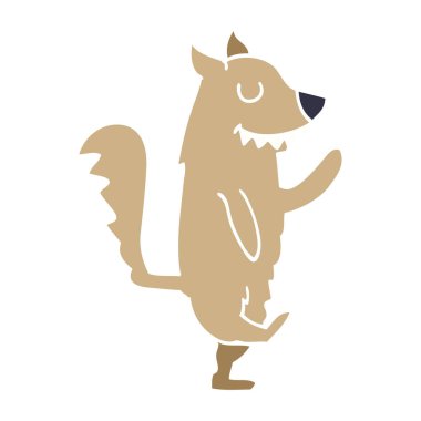 çizgi film dans eden köpek doodle