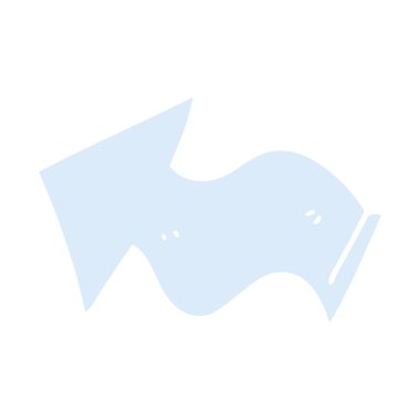 çizgi film doodle işaret eden ok