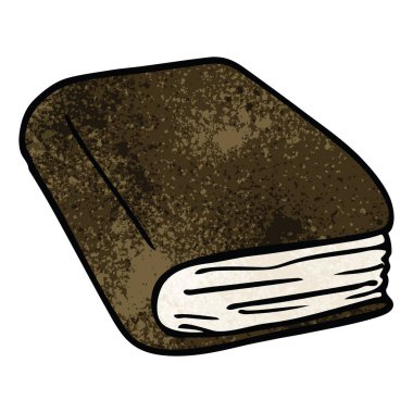 çizgi film doodle kahverengi günlüğü