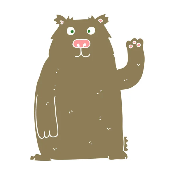 平板彩色动画片熊 — 图库矢量图片