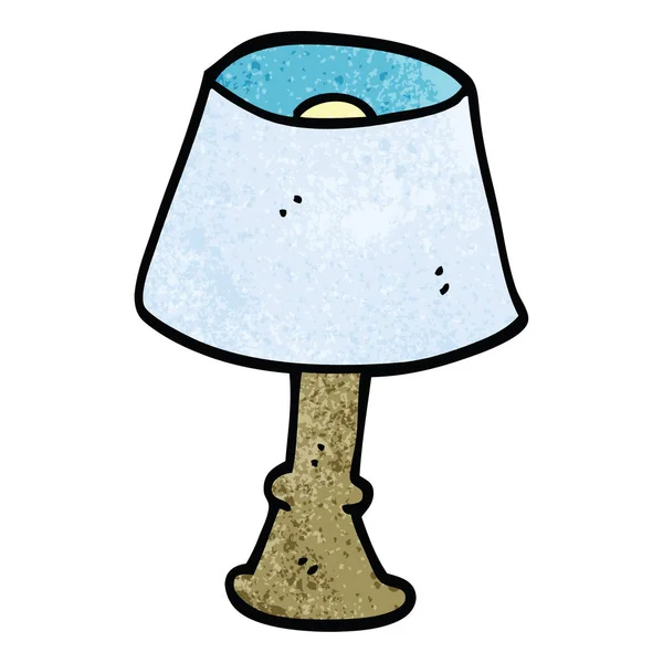 Rajzfilm Doodle Rendszeres Lámpa — Stock Vector