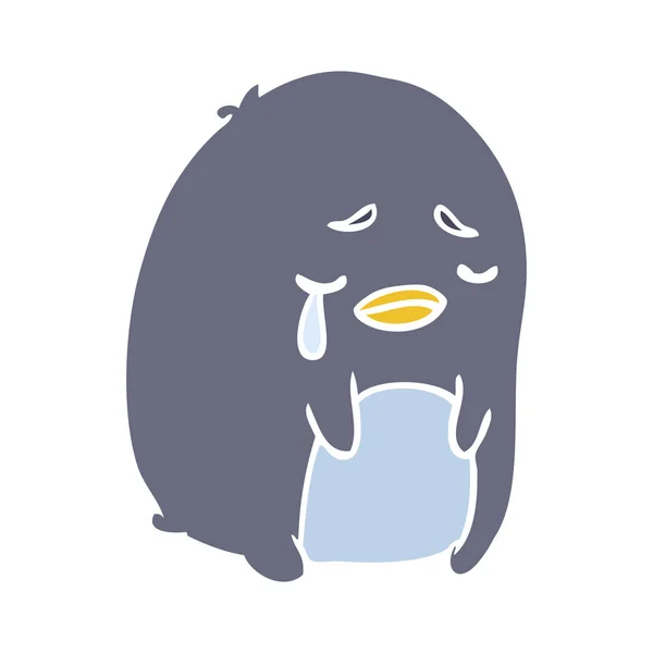 Плачущий Пингвин — стоковый вектор