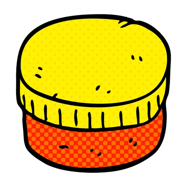 Cartoon Doodle Moisturizer Jar — Stock Vector
