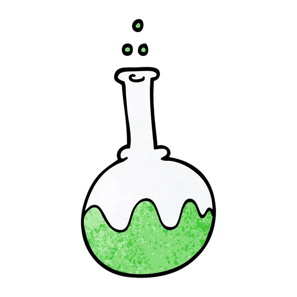 Cartone Animato Doodle Esperimento Scienza — Vettoriale Stock