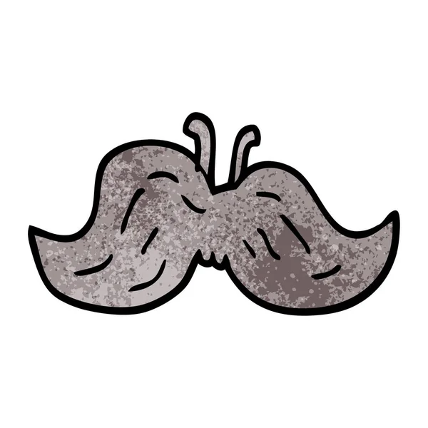 Cartoon Doodle Eines Schnurrbarts — Stockvektor
