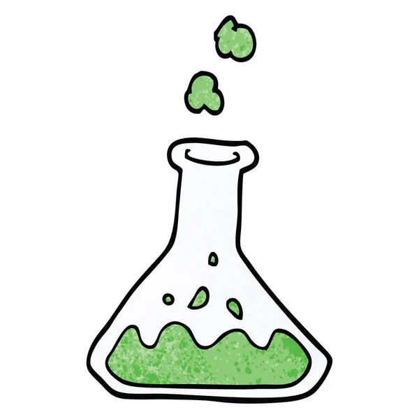 Kreslený Doodle Chemikálií Lahvi — Stockový vektor