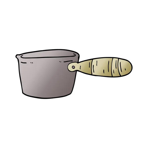 Cartoon Doodle Koken Pan — Stockvector