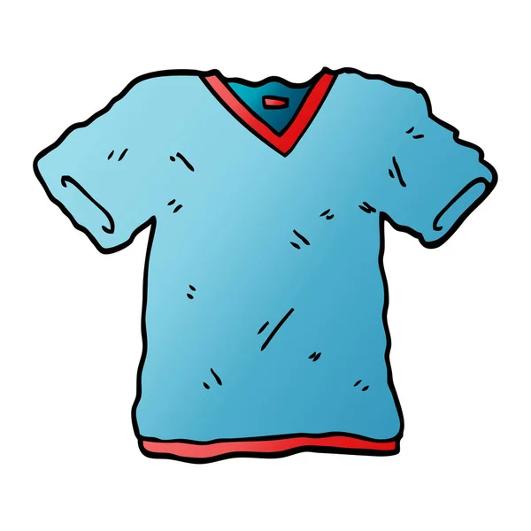 Camiseta Dibujos Animados Garabato — Vector de stock