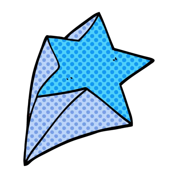 Dibujos Animados Doodle Estrellas Ilustración — Vector de stock