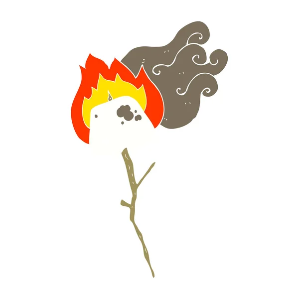 ilustração vetorial dos desenhos animados de fogo ardente 2877087 Vetor no  Vecteezy