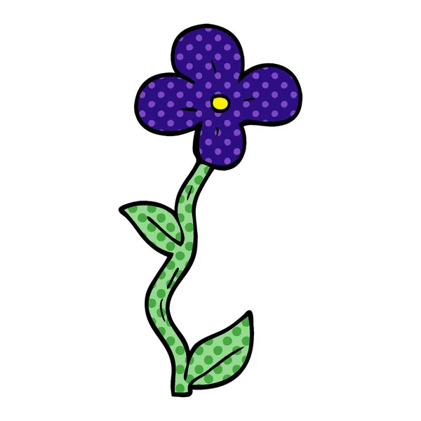 Cartoon Doodle Bloempot — Stockvector