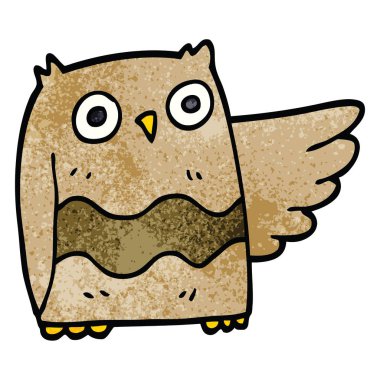 çizgi film doodle şirin baykuş