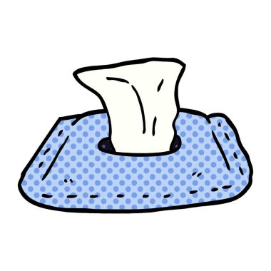 çizgi film doodle tuvalet mendil