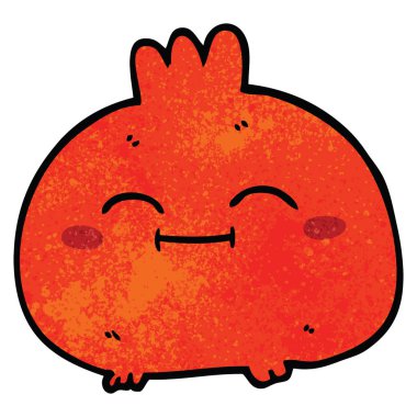 çizgi film doodle mutlu kök sebze