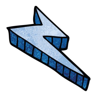 çizgi film doodle dekoratif şimşek