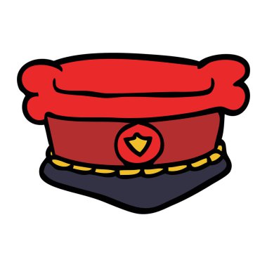 çizgi film doodle yangın chiefs şapka