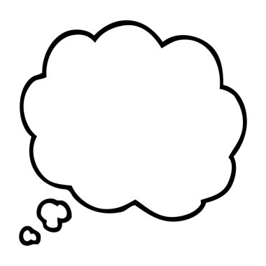 kabarcık düşündüm çizim karikatür