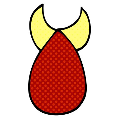 çizgi film doodle atom bombası