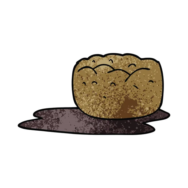 Cartoon Doodle Yorkshire Pudding Und Soße — Stockvektor
