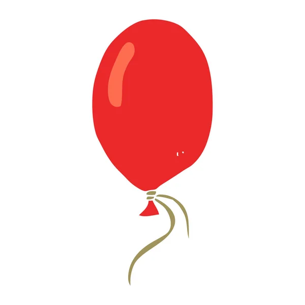 气球的扁平颜色例证 — 图库矢量图片