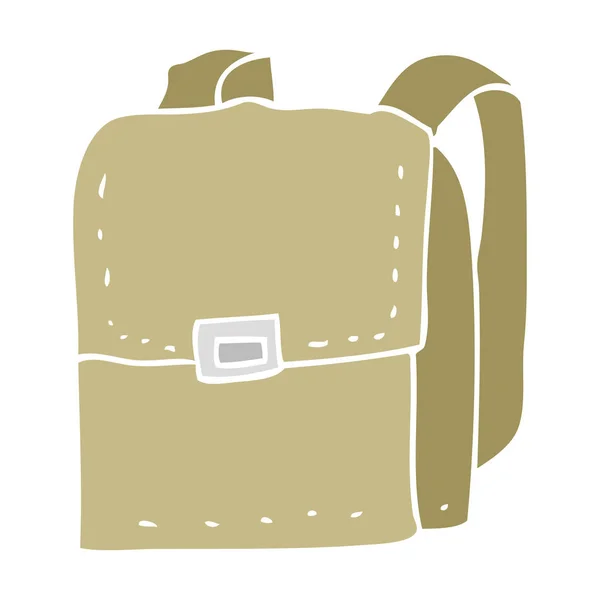 Illustration Couleur Plate Sac — Image vectorielle