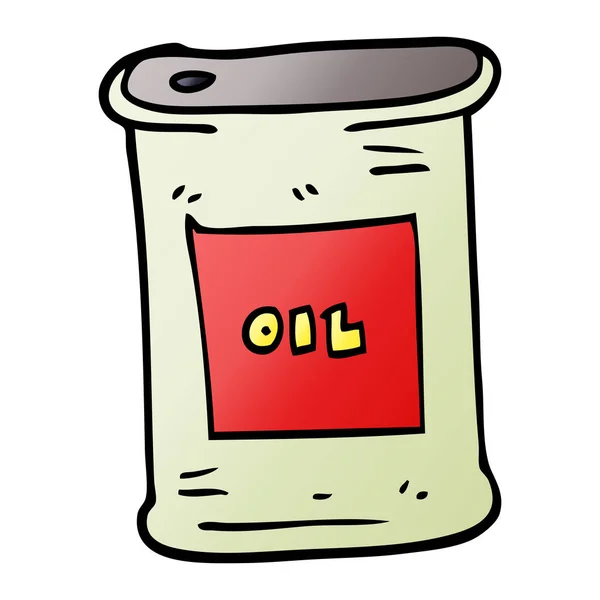 Cartoon Doodle Olio Oliva — Vettoriale Stock