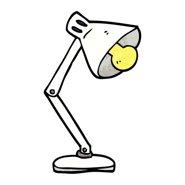 Kreskówka Doodle Office Lampa — Wektor stockowy