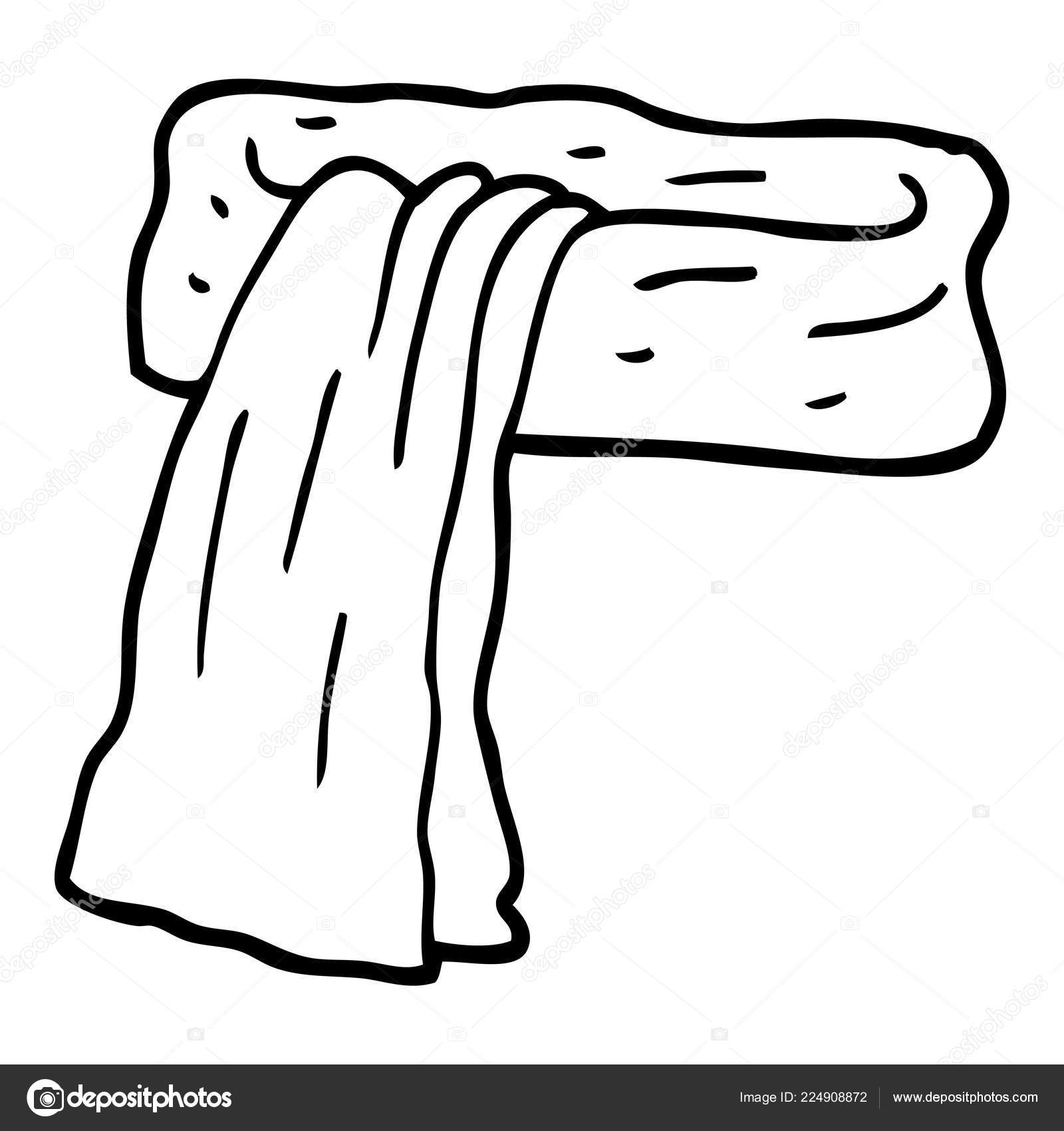 Line Drawing Cartoon Scarf Stock Vector lineartestpilot 224908872