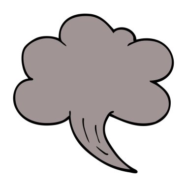 çizgi film doodle genişlemenin bulut