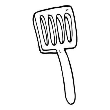 çizgi çizme çizgi film gıda spatula