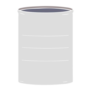 düz renk tarzı çizgi film Petrol davul