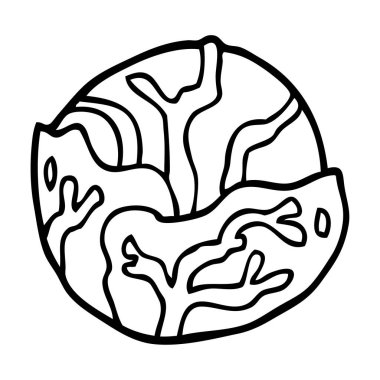 çizim karikatür lahana