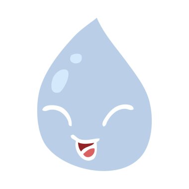 çizgi film doodle yağmur damlası