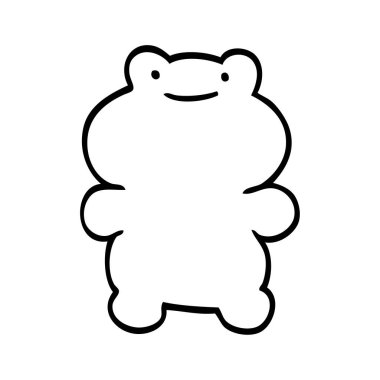 çizim karikatür kurbağa