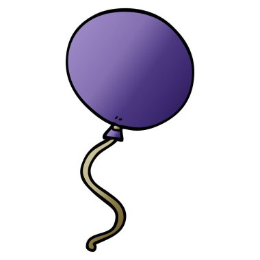 çizgi film doodle balon, vektör