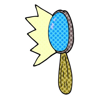 çizgi film doodle Büyüteç