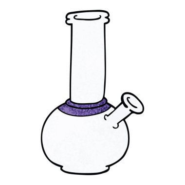 çizgi film doodle bong, vektör çizim
