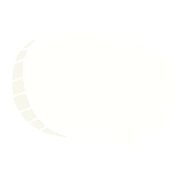 düz renk stil karikatür konuşma balonu