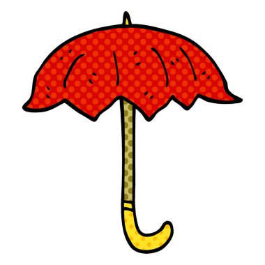 çizgi film doodle açık şemsiye