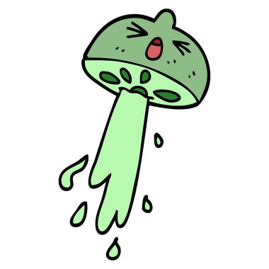 çizgi film doodle Narenciye meyve