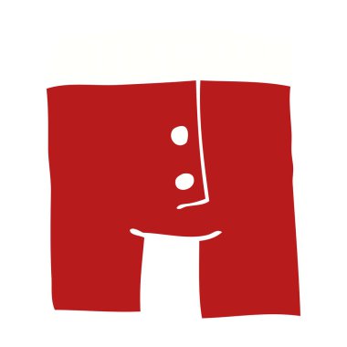 çizgi film doodle iç çamaşırı, vektör çizim