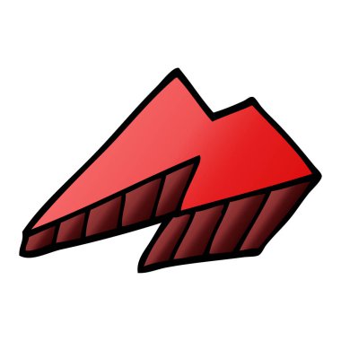 çizgi film doodle şimşek