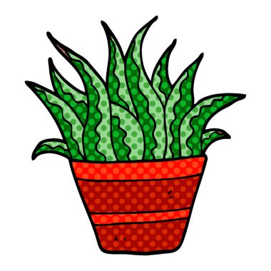 çizgi film doodle Ev bitkisi